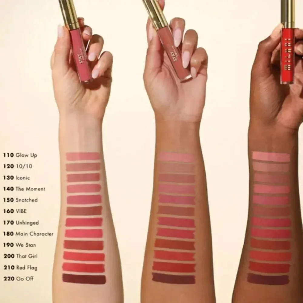 🦋 5/$25 MILANI 160 VIBE STAY PUT LIQUID LIP LONGWEAR LIPSTICK NEW FULLSZ
